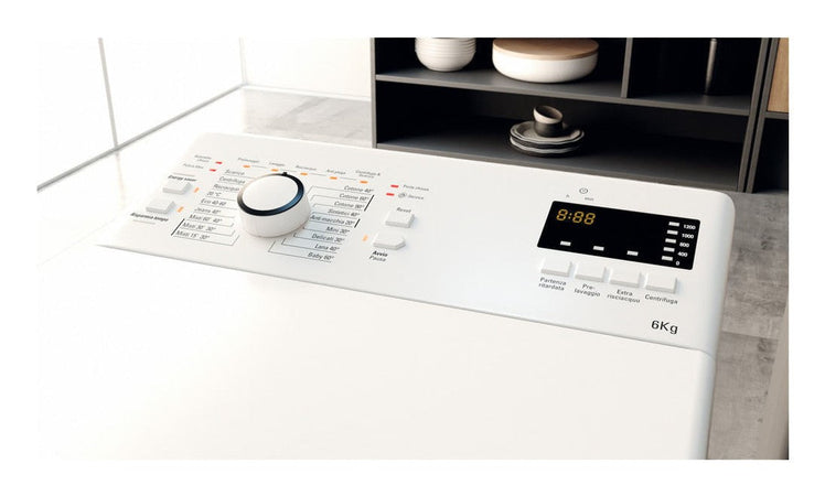 HOTPOINT LAVATRICE CARICA DALL'ALTO 6KG CLASSE C 1200GIRI WMTF 624U IT