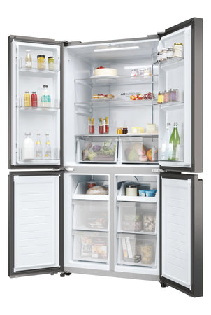 FRIGO HAIER HCR3818ENMD 4P. 467LT CE.E NOF INV DISP D.INOX