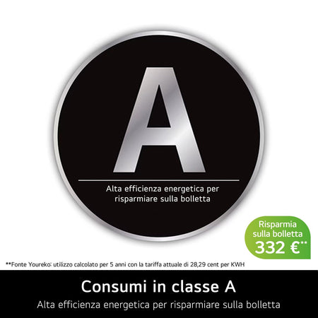 LG GBP62PZNAC Frigorifero Combinato Capacità 384L Fresh Converter Total No Frost Classe A Inox