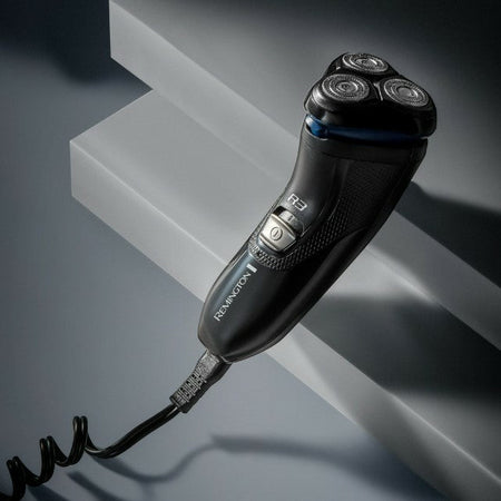 Remington R3002 Rasoio Elettrico 3 Testine Rotazione Trimmer Nero/Grigio