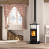 La Nordica Stufa a Legna Emiliana Bianco Infinity 45.3cm