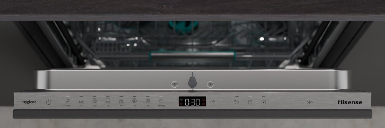 Hisense HV693A65AD Lavastoviglie da Incasso a Scomparsa totale 16 Coperti 3 Cestelli Inverter Classe A