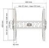 Munari SP 364 Supporto TV Nero 32 60 50 kg