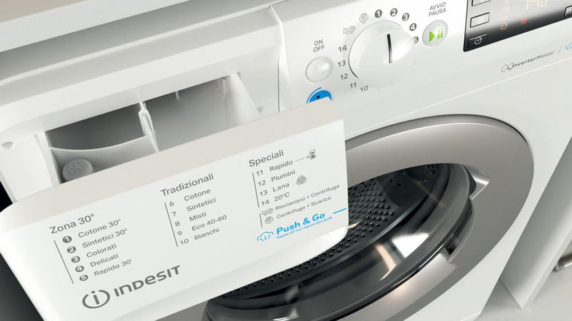 Indesit BWSE7125XSVIT Lavatrice 7 Kg Slim Centrifuga 1200 Giri Motore Inverter Classe B
