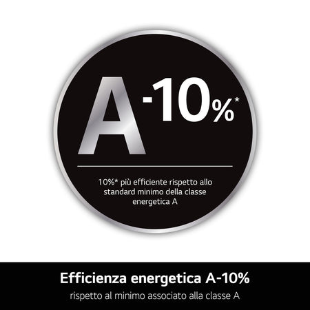 LG Lavatrice F4R5011TSMB 11 kg 1400 Giri Classe A Nero AI DD TurboWash