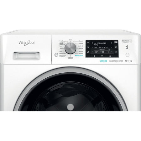 WHIRLPOOL LAVASCIUGA 10KG 6SENSO VAPORE 1400GIRI C FFWDD 107448 WBS IT