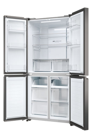 FRIGO HAIER HCR3818ENMD 4P. 467LT CE.E NOF INV DISP D.INOX