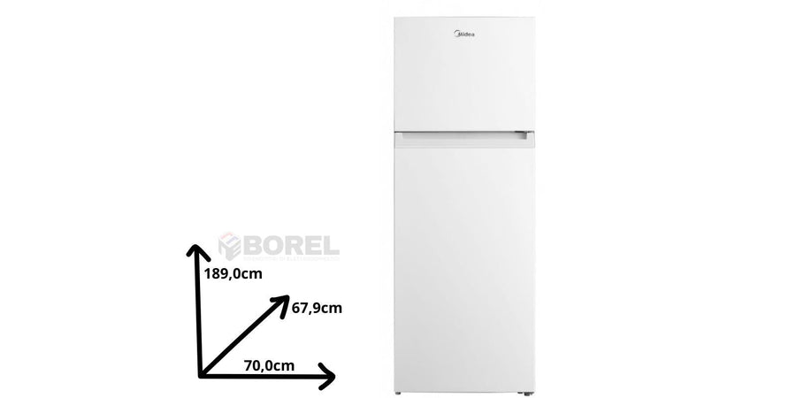 Midea Frigorifero Bianco Combinato MDRT645MTE01E 463L No Frost Classe E Bianco 188x70cm