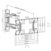 Munari SP 738 Supporto TV 65 Pollici Nero