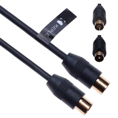 Metronic Cavo Tv 3 MT M/F 9.52mm Adattatore Nero (011319)