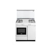 De Longhi Cucina a Gas SGGW854NEDM 4 Fuochi con Grill Elettrico Bianca 86x50 cm
