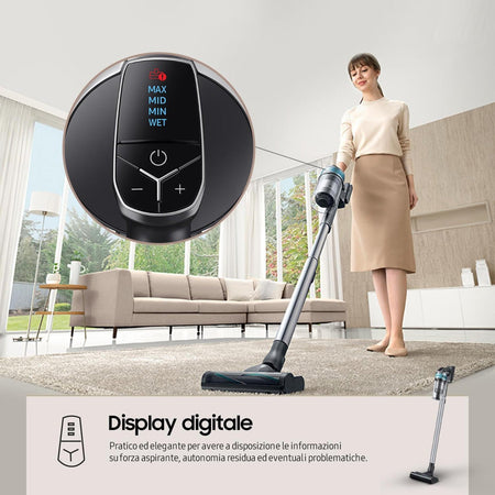 Samsung Aspirapolvere SenzaFilo Jet 75 VS20B75AGR1 200w Silver