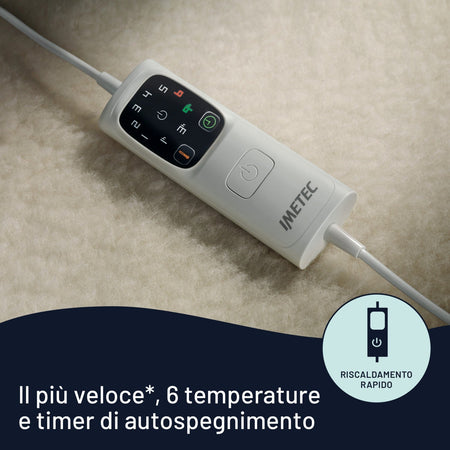 Imetec Scaldasonno Adapto Matrimoniale 150x160 cm