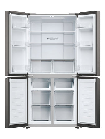 FRIGO HAIER HCR3818ENMD 4P. 467LT CE.E NOF INV DISP D.INOX