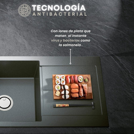 Plados & Telma Monolitico Cucina in Quarzo e Acrilico