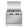 Glem Gas UN965VI Cucina a Libera installazione 9060 Piano Cottura 5 Fuochi Forno 98L a Gas Classe A Inox