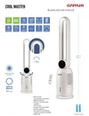 Cool Master Raffrescatore Evaporativo con Telecomando