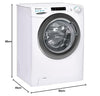Candy Lavatrice 7 kg 1200 Giri Classe C NFC Bianco CSS41272DWSE-11