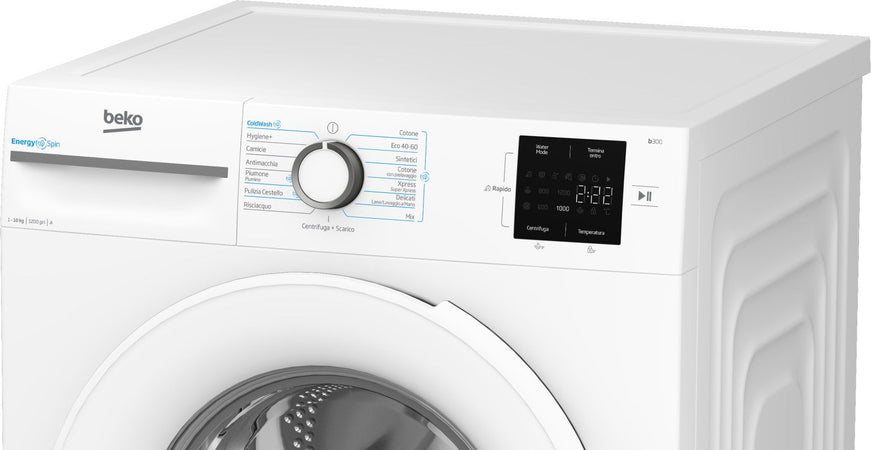 BEKO LAVATRICE 10KG INVERTER ENERGYSPIN VAPORE A 1200GIRI BMWU31021W