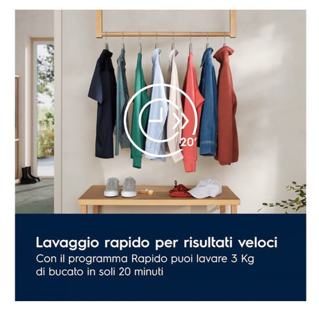 Electrolux Lavatrice EW6FBG210G Frontale 10kg 1400 Giri Classe A Bianca