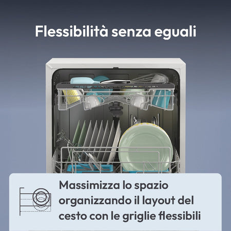 Candy Rapid CP6E51LW Mini Lavastoviglie Libera installazione 6 Coperti Classe E