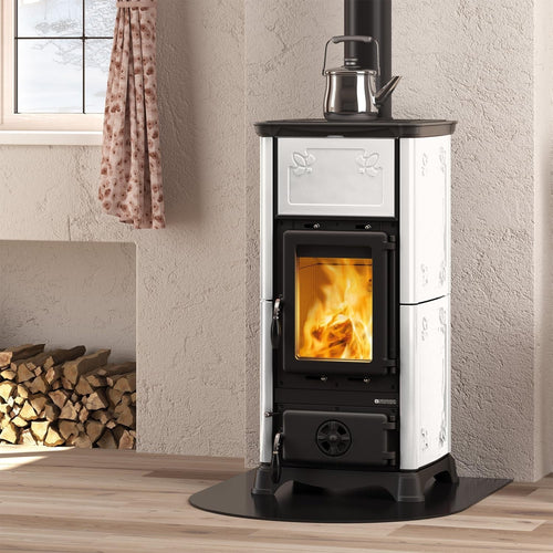 La Nordica Stufa a Legna Emiliana Bianco Infinity 45.3cm