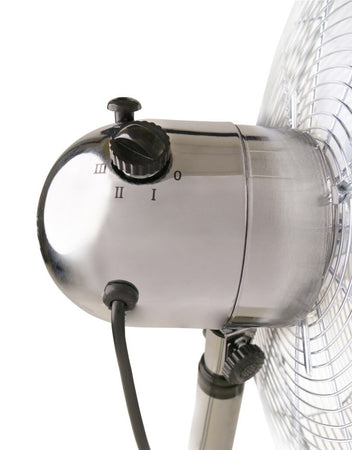 10Innoliving Ventilatore Domestico Cromo 40 cm