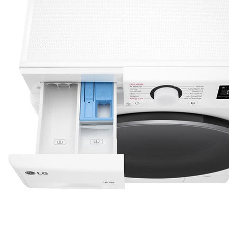 Lg Lavasciuga D4R5010TSWS 10/6 kg 1400 Giri Classe D TurboWash Vapore Bianco