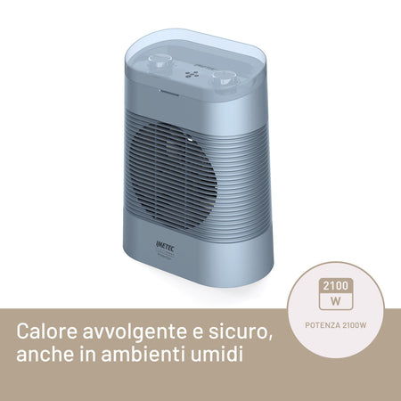 Imetec Silent Power Protection Termoventilatore Silenzioso 2100W