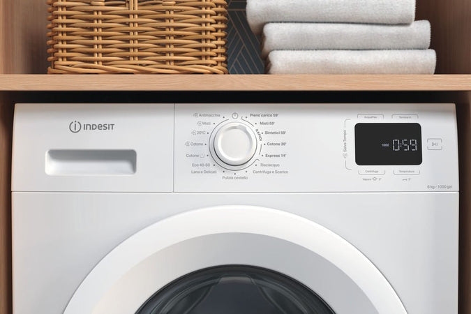 INDESIT LAVATRICE 6KG INVERTER B 1000GIRI VAPORE IM 640 MY TIME IT