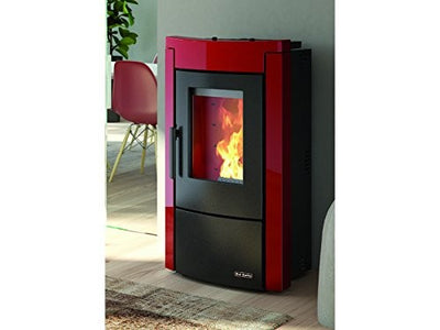 Onebby Termostufa a Pellet Wanna Idro 12KW Bordeaux