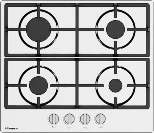 Hisense GM643XHFCI Piano Cottura Da incasso 60 cm Gas 4 Fornello Inox