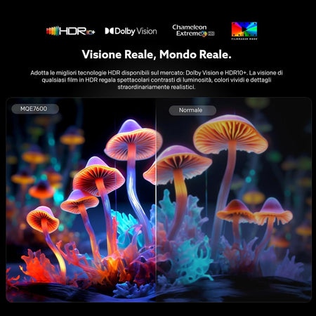 Metz TV 55" QLED+ Smart TV 4K UHD con Google TV