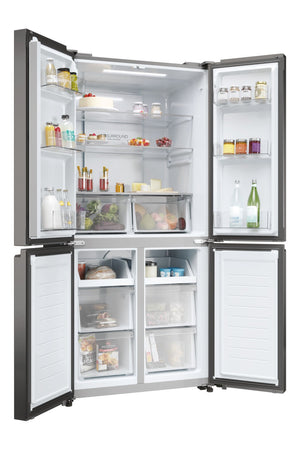 FRIGO HAIER HCR3818ENMD 4P. 467LT CE.E NOF INV DISP D.INOX