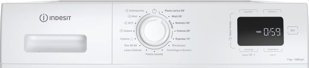 Indesit IM 760 MY TIME IT lavatrice carica frontale 7 kg 1000 giri classe A