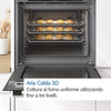 Bosch Serie 4 HBA372BS0 Forno da Incasso Elettrico Ventilato 71L Acciaio Inox