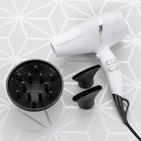 Remington AC7200W Asciugacapelli 2200 W Nero/Bianco