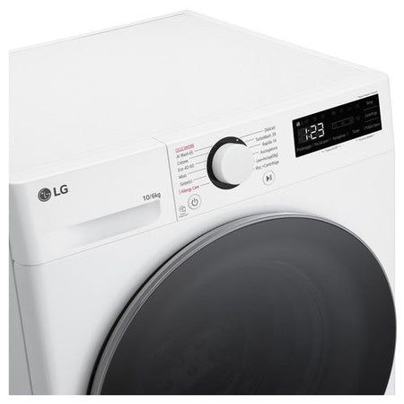 Lg Lavasciuga D4R5010TSWS 10/6 kg 1400 Giri Classe D TurboWash Vapore Bianco