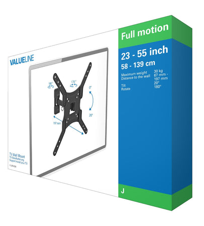 Valueline Supporto TV VLMFM2M 100x100mm 400x400mm Nero