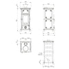 La Nordica Stufa a Legna Emiliana Bianco Infinity 45.3cm
