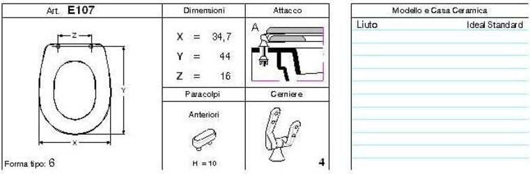 Seba Arredo DOLPHIN Sedile WC 01 E107 Casa e cucina/Bagno/Accessori per il bagno/Accessori per il WC/Copriwater e copri serbatoio per WC Scontolo.net - Potenza, Commerciovirtuoso.it