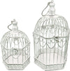 SEBATIEN---set-di-2-gabbie-esagonali-stile-provenzale-in-ferro-verniciato-Bianco-Milani-Home