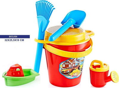 Secchiello Con Accessori Paletta Innaffiatoio Barca Giochi Mare Bambini 752008 Giochi e giocattoli/Sport e giochi all'aperto/Sabbiere e giocattoli da spiaggia/Giocattoli per sabbia e spiaggia Trade Shop italia - Napoli, Commerciovirtuoso.it