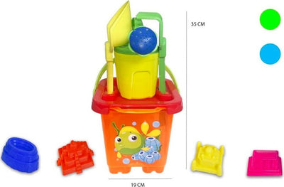 Secchiello Da Mare Paletta Rastrello Formine Innaffiatoio Gioco Spiaggia Bimbi Giochi e giocattoli/Sport e giochi all'aperto/Sabbiere e giocattoli da spiaggia/Giocattoli per sabbia e spiaggia Trade Shop italia - Napoli, Commerciovirtuoso.it