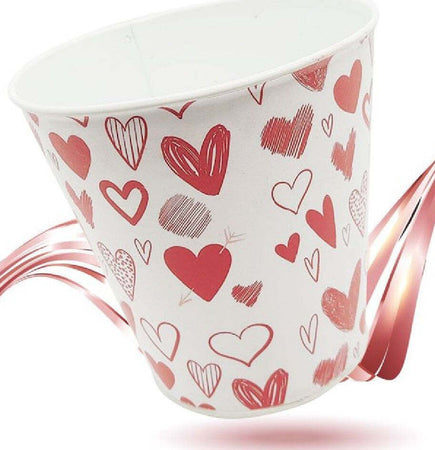 Secchiello Decorativo In Latta Con Cuori Rosso Bianco 14cm San Valentino 92263 Giardino e giardinaggio/Attrezzi da giardino e attrezzature per l'irrigazione/Vasi e accessori per piante/Vasi tradizionali Trade Shop italia - Napoli, Commerciovirtuoso.it
