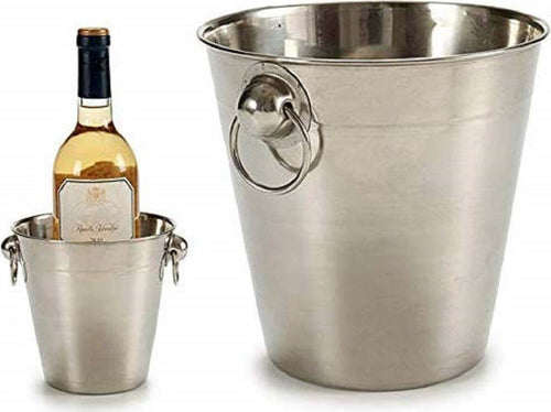 Secchiello In Acciaio Porta Ghiaccio Con Manici Piccolo 18 Cm Portabottiglie Casa, arredamento e bricolage > Cucina > Portaghiaccio Trade Shop italia - Napoli, Commerciovirtuoso.it