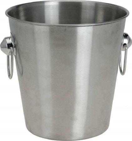 Secchiello In Acciaio Porta Ghiaccio Con Manici Piccolo 18 Cm Portabottiglie Casa, arredamento e bricolage > Cucina > Portaghiaccio Trade Shop italia - Napoli, Commerciovirtuoso.it