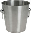 SECCHIELLO PORTA GHIACCIO CHAMPAGNE VINO DA TAVOLA IN ACCIAIO INOX CON MANICI  Trade Shop italia - Napoli, Commerciovirtuoso.it