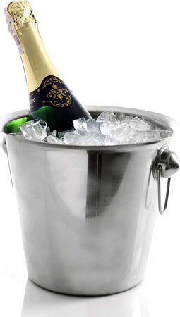 SECCHIELLO PORTAGHIACCIO IN ACCIAIO PER CHAMPAGNE VINO SPUMANTE ICE BUCKET  Trade Shop italia - Napoli, Commerciovirtuoso.it