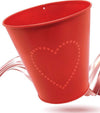 Secchiello Rosso Decorativo Latta 14cm Con Cuore Idea Regalo San Valentino 92300 Giardino e giardinaggio/Attrezzi da giardino e attrezzature per l'irrigazione/Vasi e accessori per piante/Vasi tradizionali Trade Shop italia - Napoli, Commerciovirtuoso.it